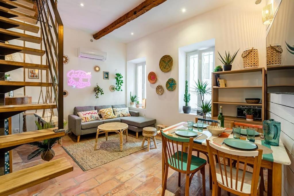 Ciotat Colada Beau Duplex Atypique A 50 M Du Port Classe 3 Etoiles La Ciotat Kültér fotó